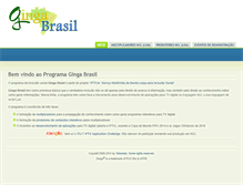 Tablet Screenshot of gingabrasil.ginga.org.br