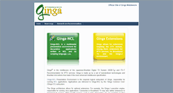 Desktop Screenshot of ginga.org.br